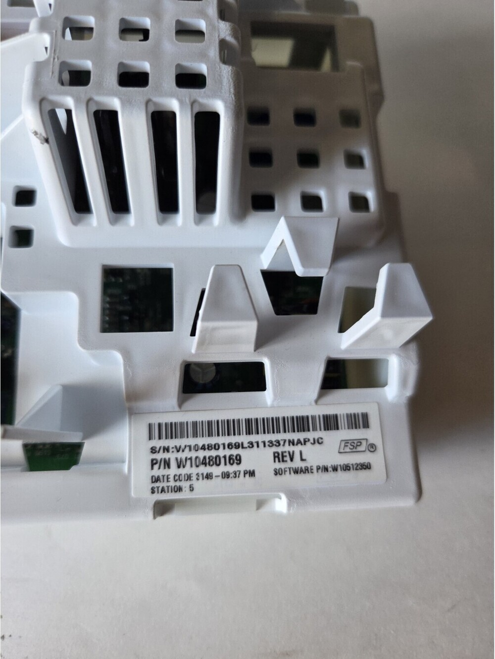 Oem Whirlpool Washer Control W10480169 Rev L A2